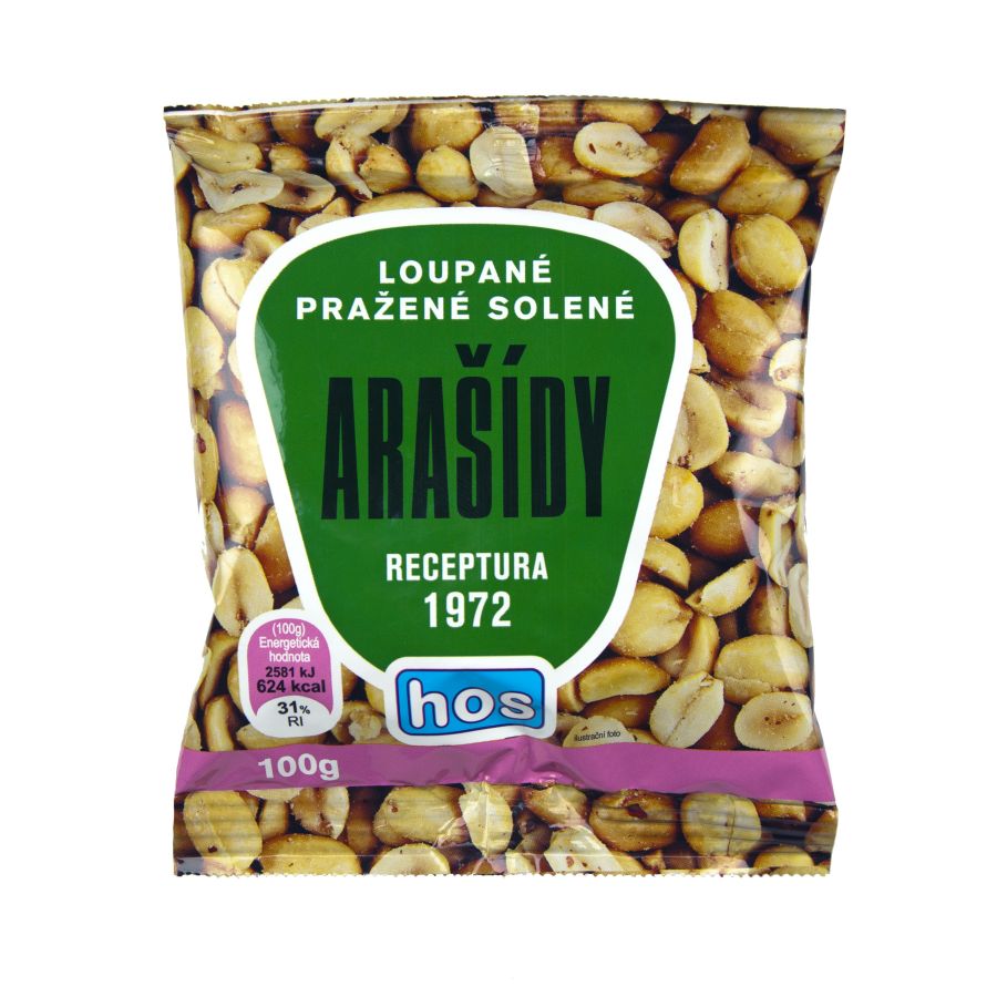 Arašídy loupané pražené solené RETRO 100 g