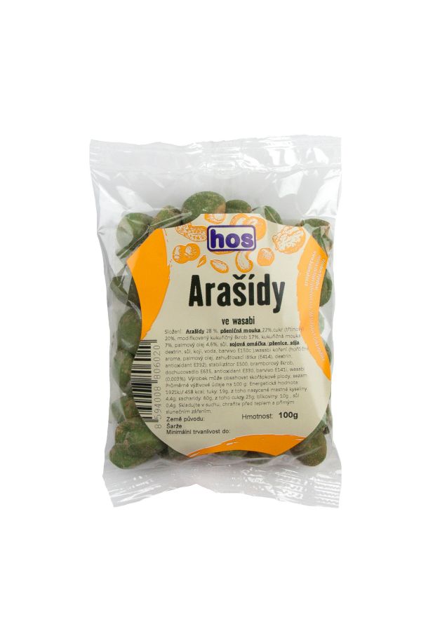 Arašídy ve wasabi 100 g