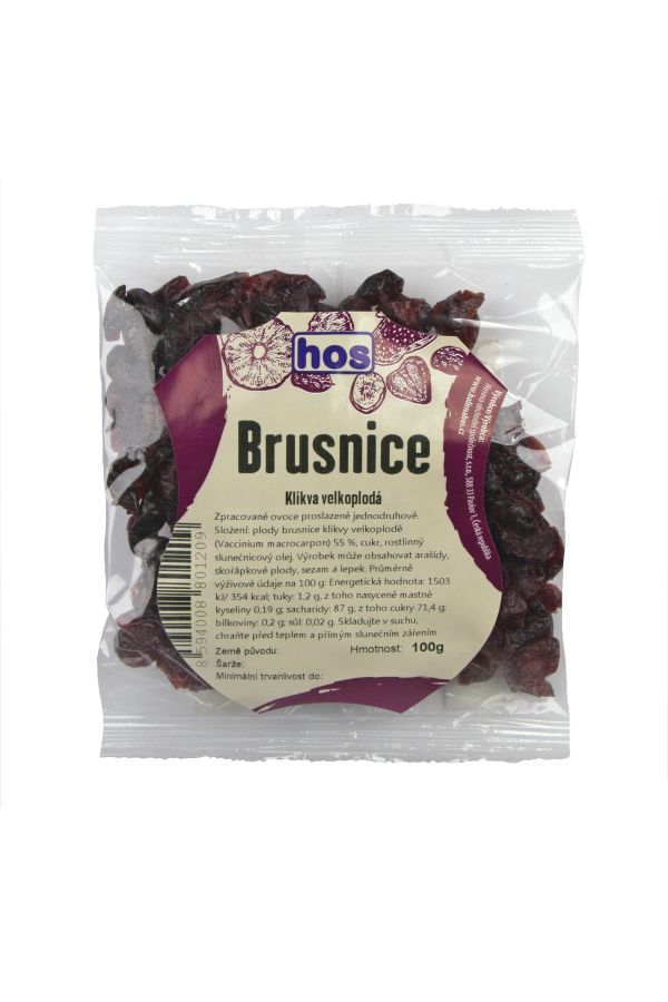 Brusnice - Klikva velkoplodá 100 g