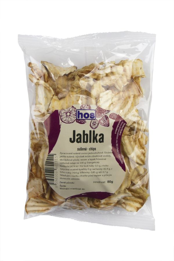 Jablka sušená chips 80g