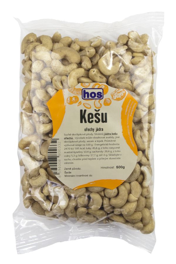 Kešu jádra natural 500 g