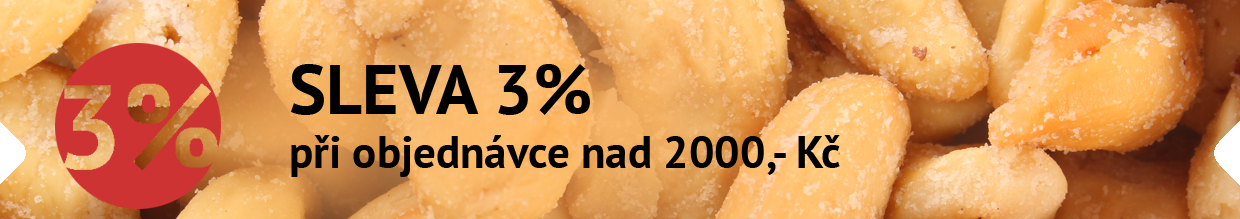 SLEVA 3% nad 2000 Kč